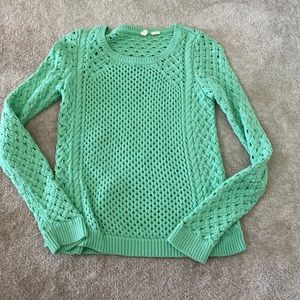 Anthropologie Moth brand mint green sweater
